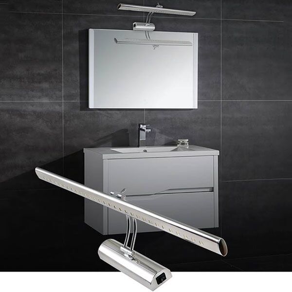 Φωτιστικό εικόνας LED HOROZ FLAMINGO, 6 W, 500 lm, 4200 K, IP20, χρώμιο, 50.5 cm