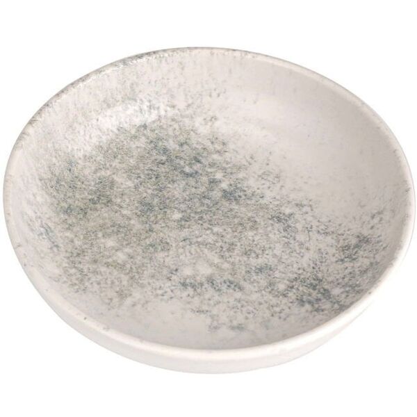 Ρηχό πιάτο δείπνου PORLAND Smoky Mat Blue, κρέμα/μπλε, ο26 εκ.