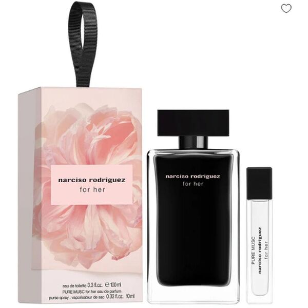 ΣΕΤ NARCISO RODRIGUEZ For Her EDT spray 100ml + Pure Musk EDP spray 10ml