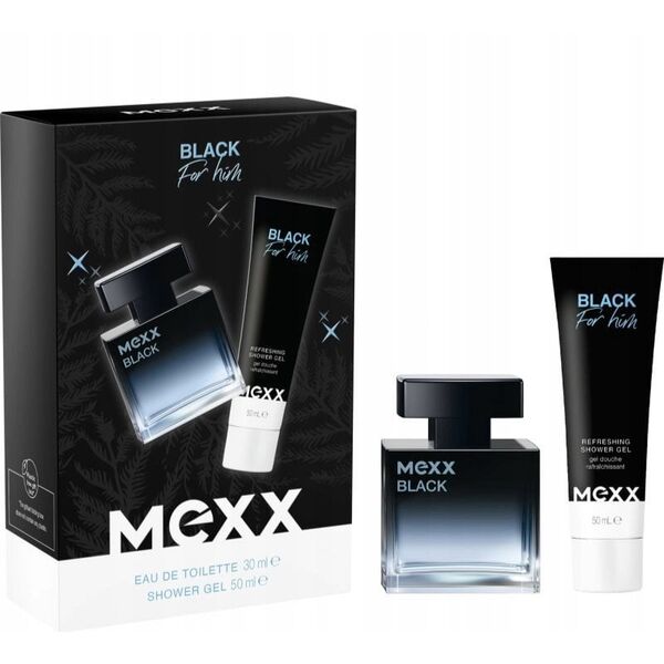 ΣΕΤ MEXX Black EDT σπρέι 30ml + ΑΦΡΟΛΟΥΤΡΟ 50ml