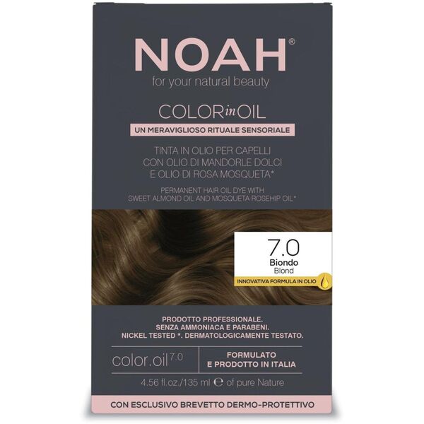 Ελαιώδης βαφή μαλλιών Noah Color In Oil 7.0, 135 ml