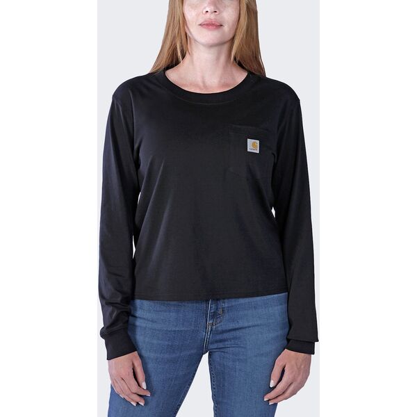 Μπλούζα με Μακρύ Μανίκι Carhartt Light Black
