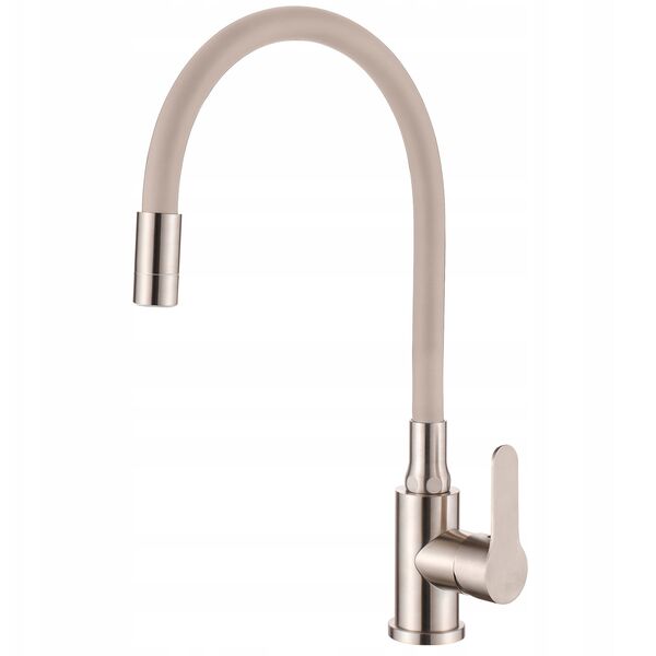 Μπαταρία κουζίνας Invena Ksanti Inox, inox/μπεζ BZ-37-I03-L