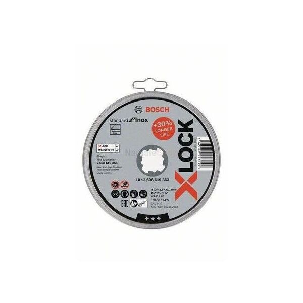 ΔΙΣΚΟΣ ΚΟΠΗΣ X-LOCK Standard Inox