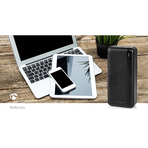 NEDIS Powerbank 32000mAh για φορητούς υπολογιστές, μαύρο