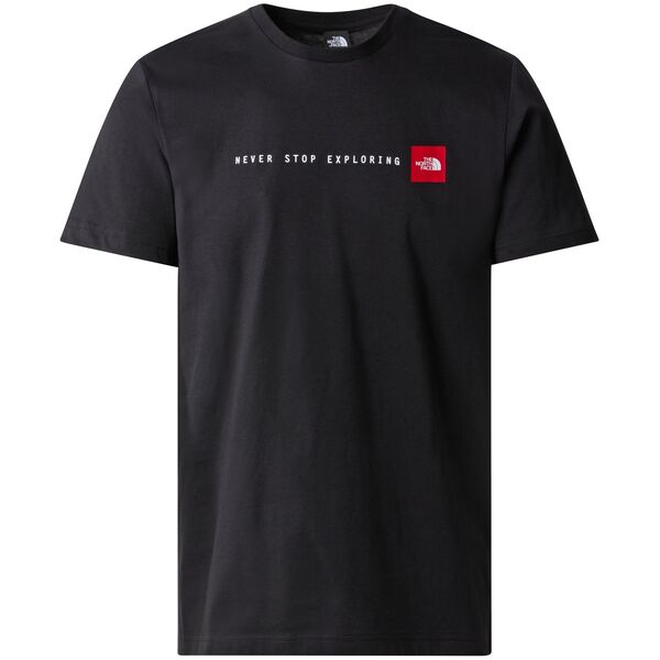 Μπλουζάκι ss never stop exploring tee-tnf black-l THE NORTH FACE