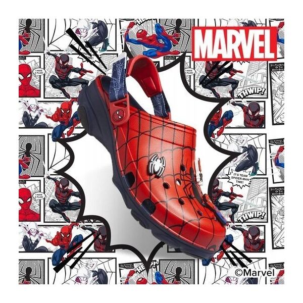 Crocs Team Spiderman All Terain Kids Clog 208786-410 Κόκκινο 30/31