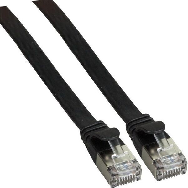 EFB Patchcord płaski, U/FTP, Cat.6A, PVC, 0.25m (K5545SW.0,25)