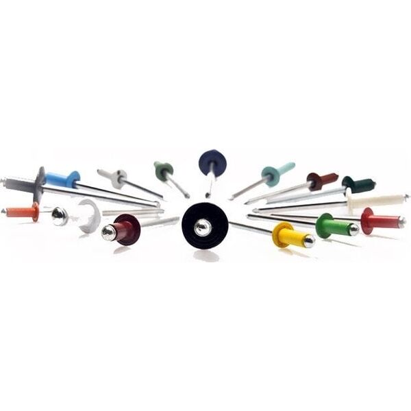 UN NIT ZRYWALNY ALUMINIOWO-STALOWY 4.0*6MM RAL 9005