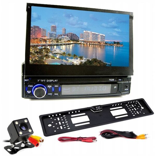 VDO TR723UB-BU FM RDS Tuner USB/AUX/BT 24V Κοντό σασί