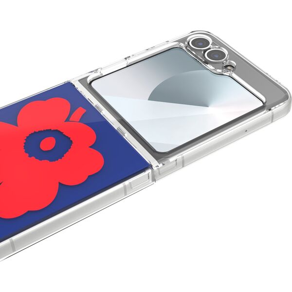 Samsung x Marimekko Διπλή Θήκη, Samsung Galaxy Z Flip6, μπλε/κόκκινο