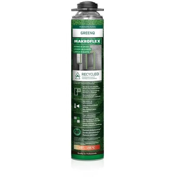 MAKROFLEX GREENQ GUN FOAM 750ML