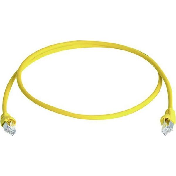Telegaertner Telegärtner Telegartner MP8 FS 500 - Patch- Cable - RJ- 45 (M) - RJ- 45 (M) - 25cm - SFTP - CAT 6a - yellow (L00000A0234)