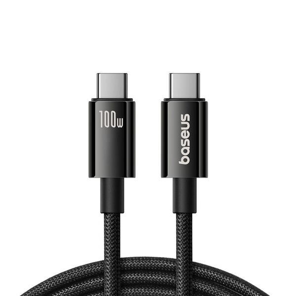 Baseus Cable USB Tungsten Gold USB-C to USB-C 100W 1,5m black (P10319800111-00) (BASP10319800111-00) έως 12 άτοκες Δόσεις
