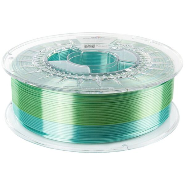 Spectrum 3D filament, PLA Silk Rainbow, 1,75mm, 1000g, 81018, ocean melange