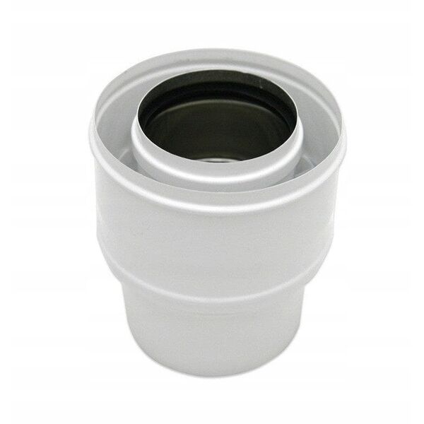 80/125X60/100 TURBO ΜΕΙΩΤΗΡΑΣ ΔΙΠΛΟΥ ΤΟΙΧΟΥ ΛΕΥΚΟΣ// RSK.SX-TD80/125X60/100REDB