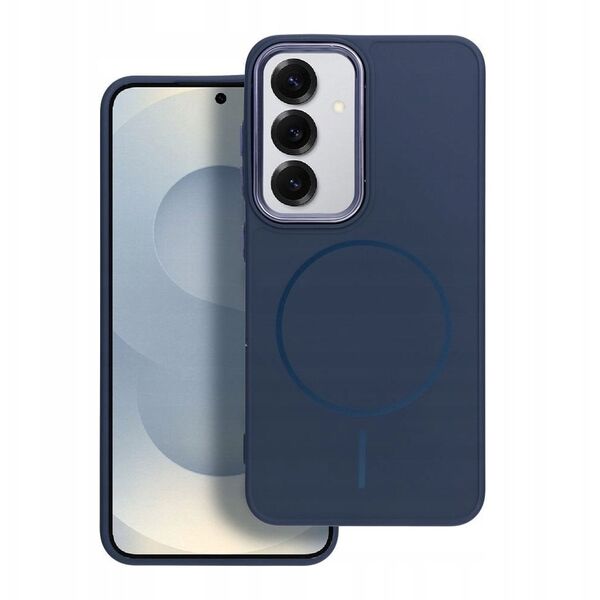 Θήκη FRAME MAG COVER συμβατή με MagSafe για SAMSUNG A55 μπλε