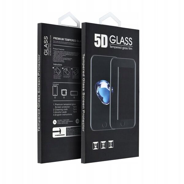 5D Full Glue Tempered Glass - για Motorola Edge 40 Neo μαύρο