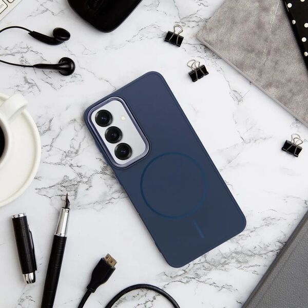 Θήκη FRAME MAG COVER συμβατή με MagSafe για SAMSUNG A52 5G / A52 LTE ( 4G ) / A52s 5G μπλε