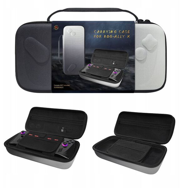 Futerał Etui Walizka Pokrowiec Case Osłona Torba do Konsoli ASUS ROG Ally X / JYS-RAX011 B&W