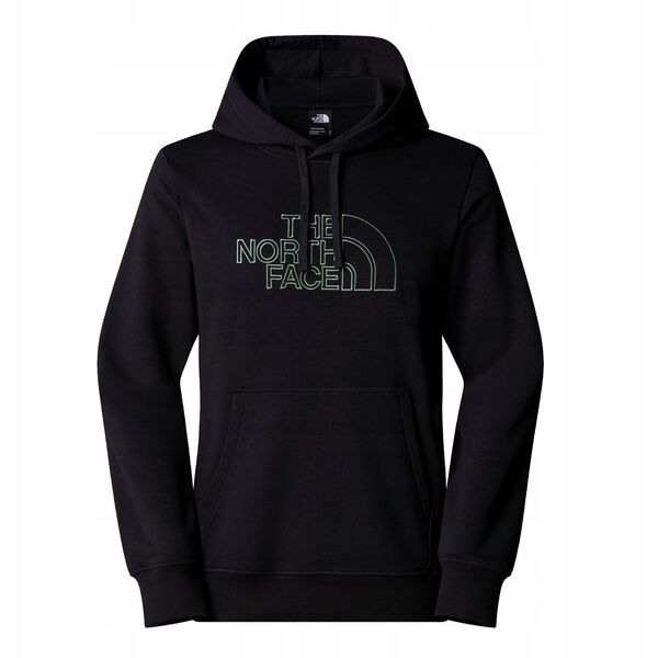 Φούτερ με κουκούλα drew peak light-tnf black-duck green-m THE NORTH FACE