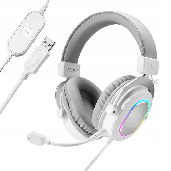 Ακουστικά στούντιο πάνω από το αυτί FIFINE H6W AmpliGame RGB surround ήχος 7.1