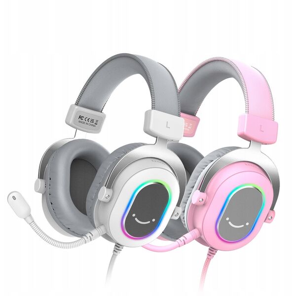 Ακουστικά στούντιο πάνω από το αυτί FIFINE H6W AmpliGame RGB surround ήχος 7.1