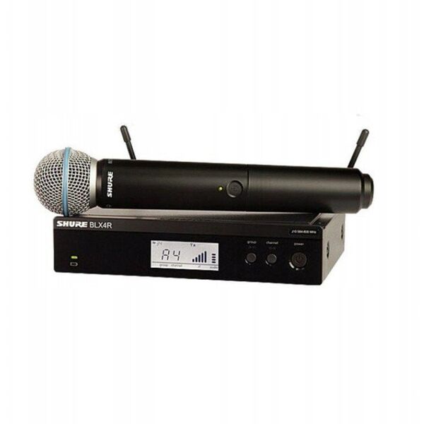 Shure BLX24RE/B58-H8E - ασύρματο φωνητικό σύστημα για τοποθέτηση σε rack με μικρόφωνο Beta 58A