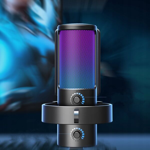 Μικρόφωνο πυκνωτικό στούντιο Fifine A8 PLUS RGB Plug&Play gaming