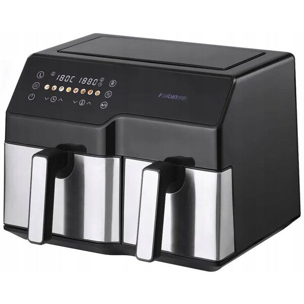 Extralink Home Air Fryer SJ-1000 10L EU | Frytkownica | (6L+4L)  2500W
