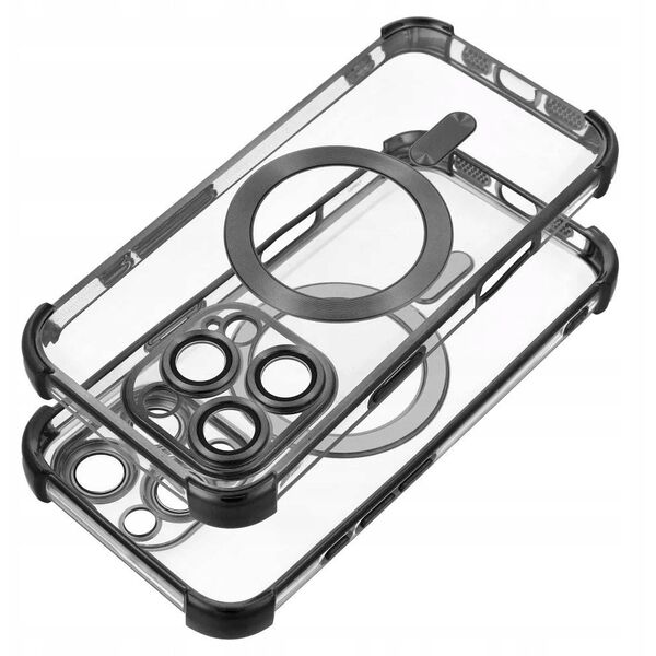 Θήκη ANTISHOCK ELECTRO για IPHONE 16 Pro Max συμβατή με MagSafe μαύρη