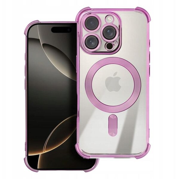 Θήκη ANTISHOCK ELECTRO για IPHONE 16 Pro Max συμβατή με MagSafe μωβ