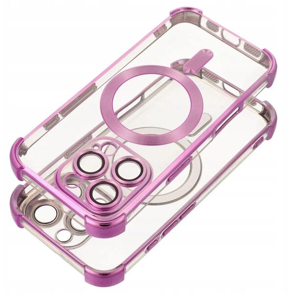Θήκη ANTISHOCK ELECTRO για IPHONE 16 Pro Max συμβατή με MagSafe μωβ