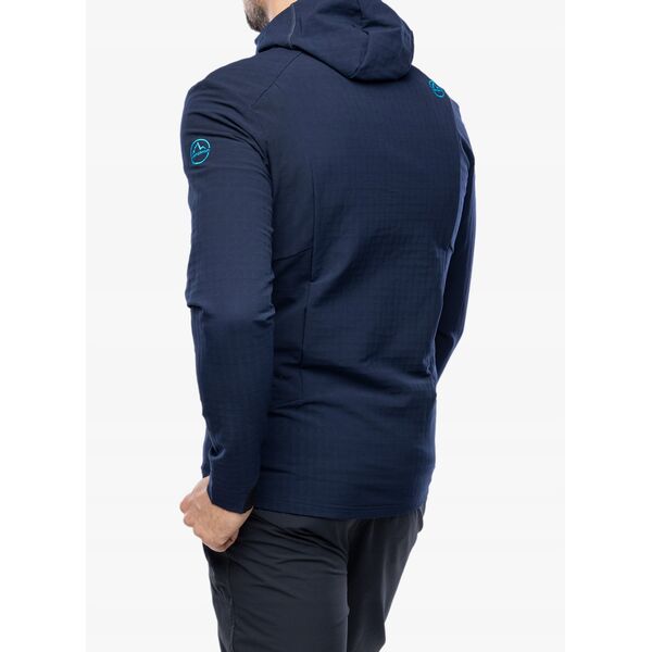 Softshell μπουφάν La Sportiva Descender Storm Jkt - βαθύ μπλε θάλασσας/τροπικό μπλε