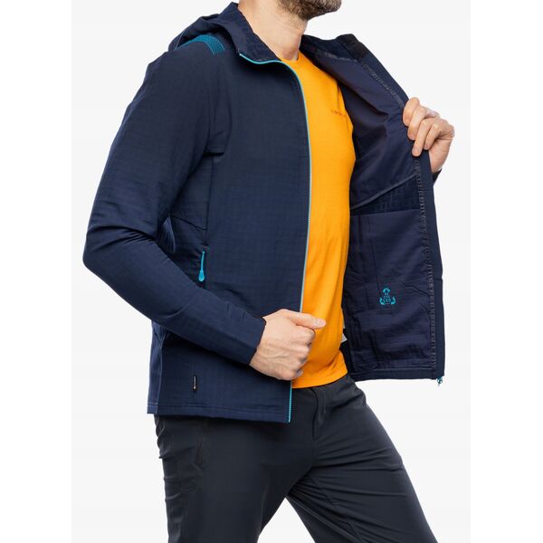 Softshell μπουφάν La Sportiva Descender Storm Jkt - βαθύ μπλε θάλασσας/τροπικό μπλε