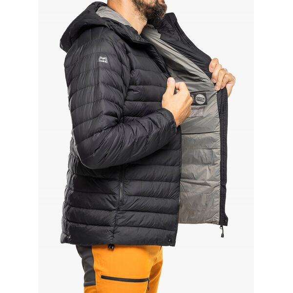 Μπουφάν με πούπουλα Mountain Equipment Earthrise Hooded Jacket - μαύρο/μαύρο