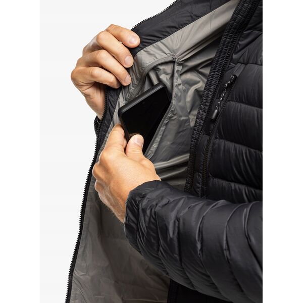 Μπουφάν με πούπουλα Mountain Equipment Earthrise Hooded Jacket - μαύρο/μαύρο