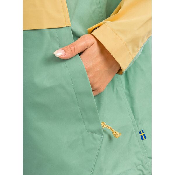 Γυναικείο αντιανεμικό Fjallraven Vardag Anorak - mais yellow/aloe green