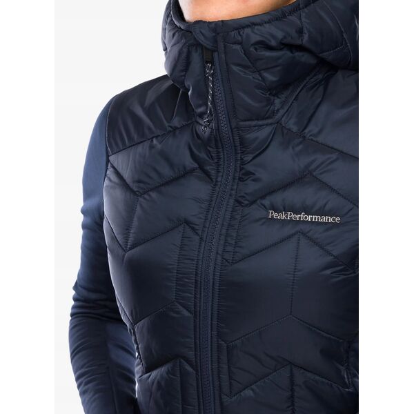 Γυναικείο Υβριδικό Μπουφάν Peak Performance Elevate Liner Hybrid Hood - blue shadow