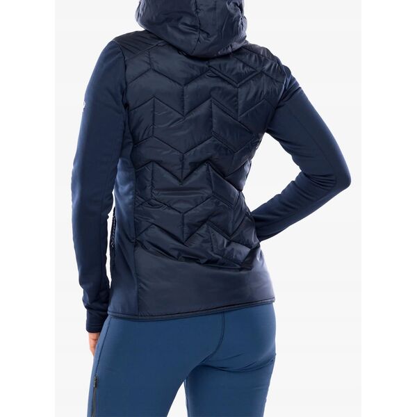Γυναικείο Υβριδικό Μπουφάν Peak Performance Elevate Liner Hybrid Hood - blue shadow
