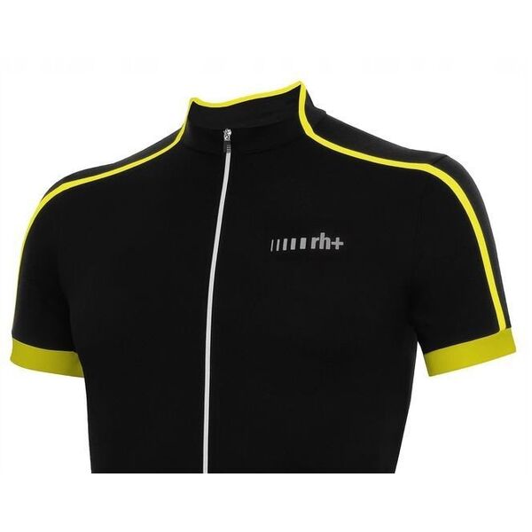 Koszulka rowerowa zeroRH+ Prime BLACK-BLACK-YELLOW FLUO - XL