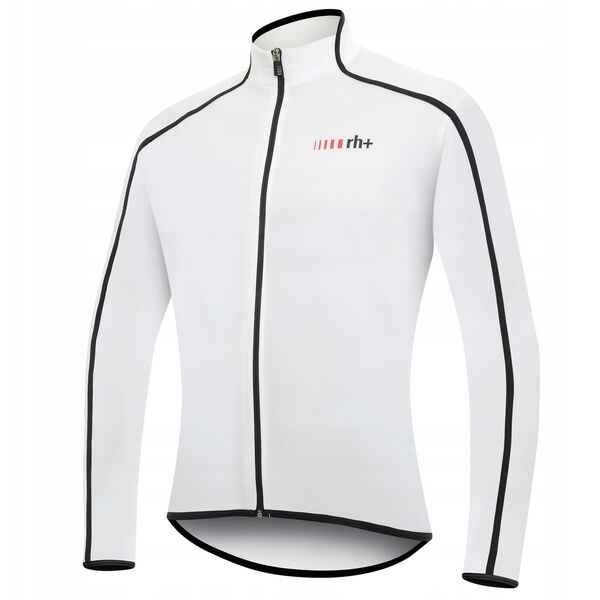 Μπλούζα ποδηλασίας RH+ Prime LS FZ WHITE-BLACK - XL