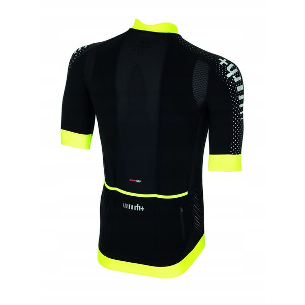 Vortice AirX Jersey BLACK/FLUO YELLOW/REFLEX - L