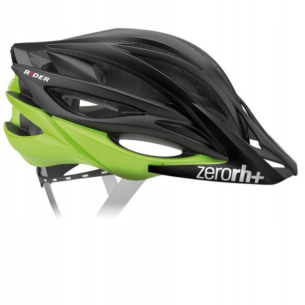 Κράνος ποδηλάτου RH+ Rider MATT BLACK MATT ACID GREEN XS/M