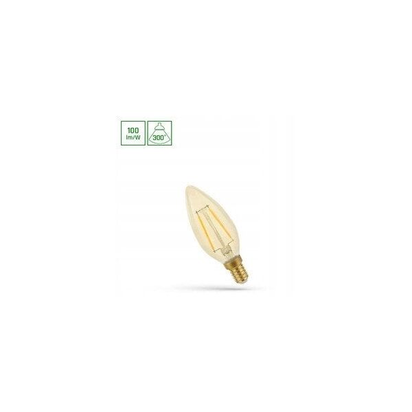 LED Κερί E14 230V 4.9W COG WW Retroshine Spectrum