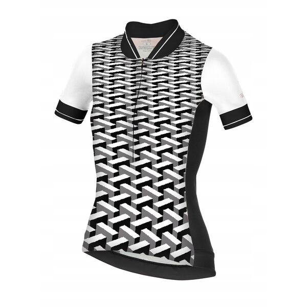 Γυναικεία μπλούζα ποδηλασίας RH+ Preppy W WHITE - XL