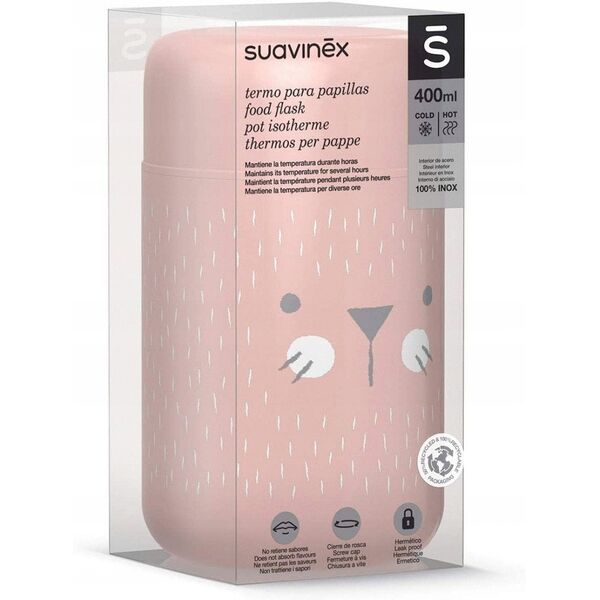 Θερμός για τρόφιμα SUAVINEX - 402842 400ML/ΡΟΖ/WONDERLAND