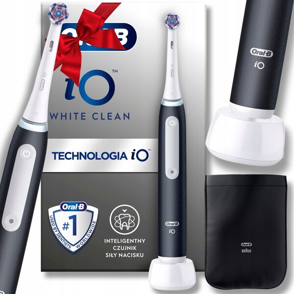 Μαγνητική οδοντόβουρτσα ORAL-B iO3 White Clean Μαύρο Μαύρο (8700216117753)