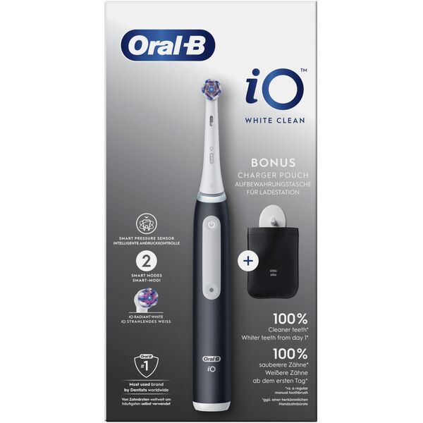 Μαγνητική οδοντόβουρτσα ORAL-B iO3 White Clean Μαύρο Μαύρο (8700216117753)