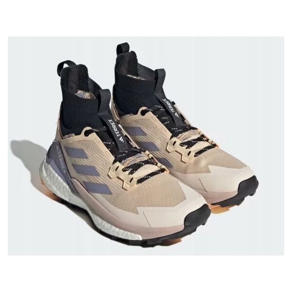 Γυναικεία παπούτσια πεζοπορίας adidas TERREX Free Hiker 2 - πορτοκαλί/άμμος/ασημί βιολετί